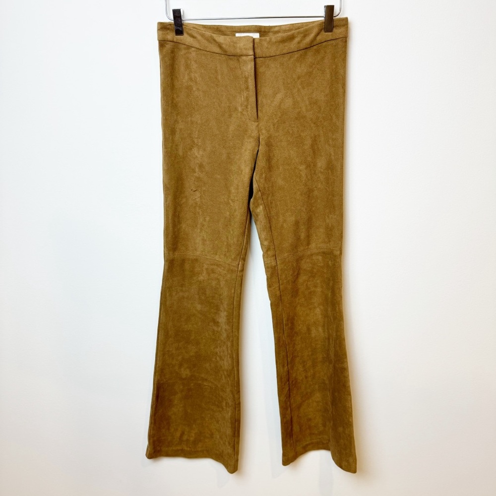 H&M | Faux Suede Pants in Camel